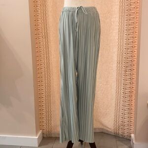 DRESS FORUM crinkle fabric flowy pants